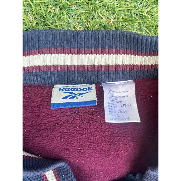 Vintage 90s Reebok Bomber Varsity Jacket Men’s Large - Picture 5 of 6